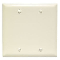 Pass & Seymour TP23LA Wallplate, Blank, Box Mount - Light Almond