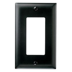 Pass & Seymour TP26BK Decorator Wallplate Unbreakable 1-Gang Nylon 0.07