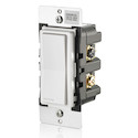 Leviton DD0SR-DLZ Decora Smart Switch Companion with Locator LED for Multi-Location Switching, 120/277VAC