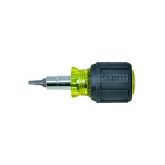 Klein 32562 Multi-Bit Screwdriver / Nut Driver, Stubby, 6-in-1