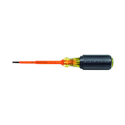 Klein 612-4-INS Insulated 1/8-Inch Slotted Screwdriver, 4-Inch