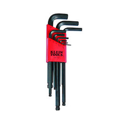 Klein BLMK10 L Style Ball End Hex Key Caddy Set Metric 9-Piece