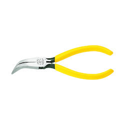 Klein D302-6 Curved Long-Nose Pliers 6-1/2-Inch