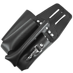 Klein Tools 5118C Black Leather Tool Pouch for Belts