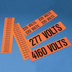 Panduit PCV-208BY Voltage Marker 208 Volts Pack