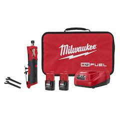 Milwaukee 2486-22 M12 FUEL Straight Die Grinder 2 Battery Kit