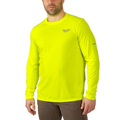 Milwaukee 415HV-L WORKSKIN Lightweight Performance Shirt - Long Sleeve - Hi Vis L