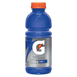 Gatorade 32482 20 Oz Wide Mouth Bottle Fierce Grape Pack 24