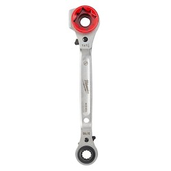 Milwaukee 48229216 Lineman's 5-in-1 Ratcheting Wrench 9/16 in, 3/4 in, 1 in, 1-1/8 in