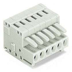 WAGO 734-102 Pluggable Terminal Block Feml 3.5mm, 2Positions, 28AWG, 14AWG1.5mm Clamp