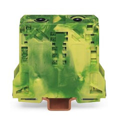 WAGO 285-157 2 Cond Ground Terminal Block 35MM2 Green/Yellow 8-2 AWG