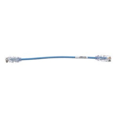 Panduit UTP28SP8INBU Cat 6 28 AWG UTP Copper Patch Cord 8 in Blue