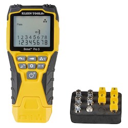 Klein VDV501-851 Cable Tester with Scout Pro 3 Tester, Remotes, Adapter and Battery