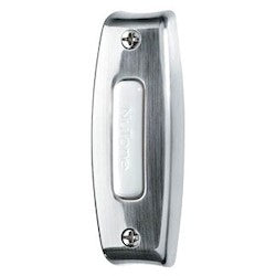 Broan-NuTone PB7LSN Lighted Rectangular Pushbutton, Satin Nickel