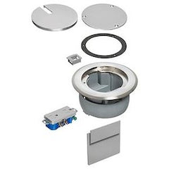 Arlington FLBC4560DNL IN BOX cover kit recessed receptacle and low voltage keystone for new concrete