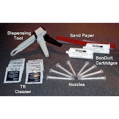 American Polywater BT-KITG Polywater Bonduit Adhesive 3 Adhesive Cartridges 8 Mixing Nozzles 1 Strip 1 Dispensing Tool