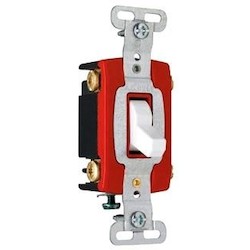 Pass & Seymour CSB20AC4W Toggle Type, Thermoplastic Polycarbonate Toggle, Glass-Reinforced