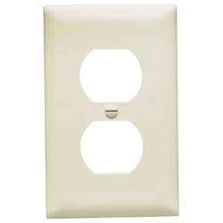 Pass & Seymour TP8LA 1 Gang Duplex Receptacle Wall Plate Light Almond