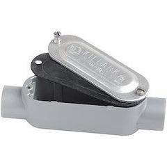 Killark OC-1CG Conduit Body With Cover And Gasket Type C, 1/2 Inch Hub, 4 Cu-In Capacity