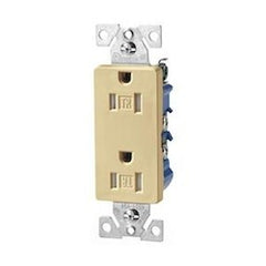 Eaton TR1107V RCPT TR DECO DPLX 15A 125V IVORY