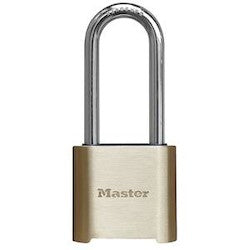 Master Lock 975DLHCOM Resettable Combo Brass Padlock with 2 in. Shackle - Pack of 4