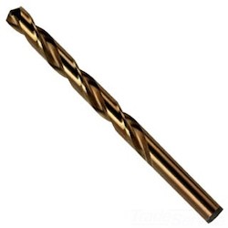 IRWIN 63107 Cobalt High Speed Steel Fractional Straight Shank Jobber Length Drill Bit, 7/64 in