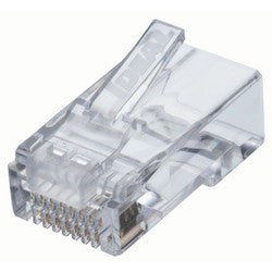 Ideal 85-375 CAT6 Feed-Thru RJ45 Modular Plug 25 PK