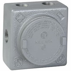 Killark GRSS-2 Outlet Body, Square 3/4 AL