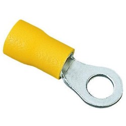 Ideal 83-2351 Vinyl Insulated Ring Terminal 12 to 10 AWG 1/4 in Stud