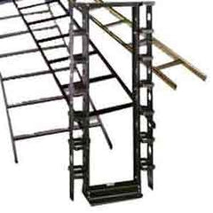 B-Line SB211324FB Runway Wall Angle Support Kit, 24 Runway Width, Flat Black