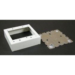 Wiremold V5748-2 Steel Device Box 2G Ivory