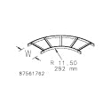 HOFFMAN L90HB12BLK 90-Degree Horizontal E-Bend Section (cULus Classified)