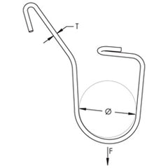 nVent CADDY WMX6 Cable Hanger, 6-Run Flexible, 1 3/4 in Diameter