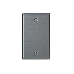 Leviton 84014 1-Gang No Device Blank Wallplate, Standard Size, 430 Stainless Steel