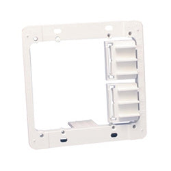 nVent CADDY MPAL2 Plastic Low Voltage Mounting Plate, 2-Gang