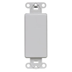 Leviton 80414-GY QuickPort Decora Multimedia Blank Insert, Gray