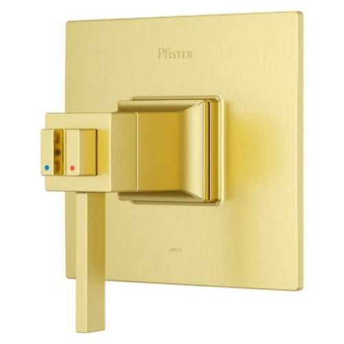 Pfister R89-VRVBG Verve Thermostatic Mixing Valve Trim less Handle, Brushed Gold