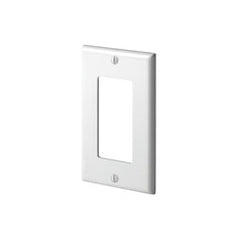 Leviton 80401-NI 1-Gang Decora/GFCI Device Wallplate, Standard Size, Thermoplastic Nylon, Device Mount, Ivory