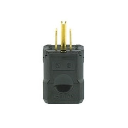 Leviton 5256-VB Python Plug 15 Amp 125 Volt Industrial Grade