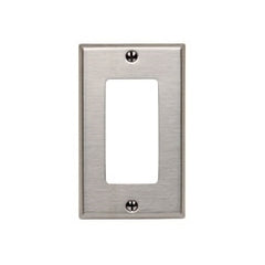 Leviton 84401-40 1-Gang Decora Device Wallplate Stainless Steel