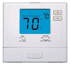 Pro1 T701 18 to 30 VAC 50/60 Hz 1.5 A Non-Programmable 1-Stage 1-Heat/1-Cool Thermostat