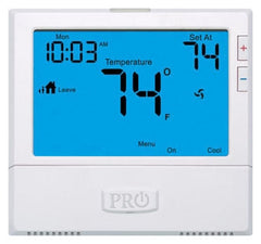 Pro1 T855 18 to 30 VAC 50/60 Hz, 1.5 A, 7 or 5/1/1 Day Programmable, Universal, 3-Heat/2-Cool, Thermostat