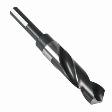 Precision Twist Drill 091564 Reduced Shank Drill Bit - 1 in High Speed Steel Material 1/2 in Shank Dia. 6 in OAL