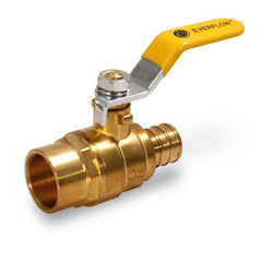 Everflow PSBL-012-NL | 1/2 F1807 PEX X 1/2 SWT Ball Valve with Lever Handle Lead Free