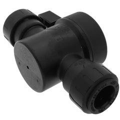 John Guest PSEISV20EP 1/2 Inch CTS ProLock Push-fit Shut Off Valve Plastic Plumbing Fitting Black