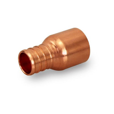 Everflow PSFA3434-CO 3/4 Female Sweat X 3/4 PEX Adapter Copper