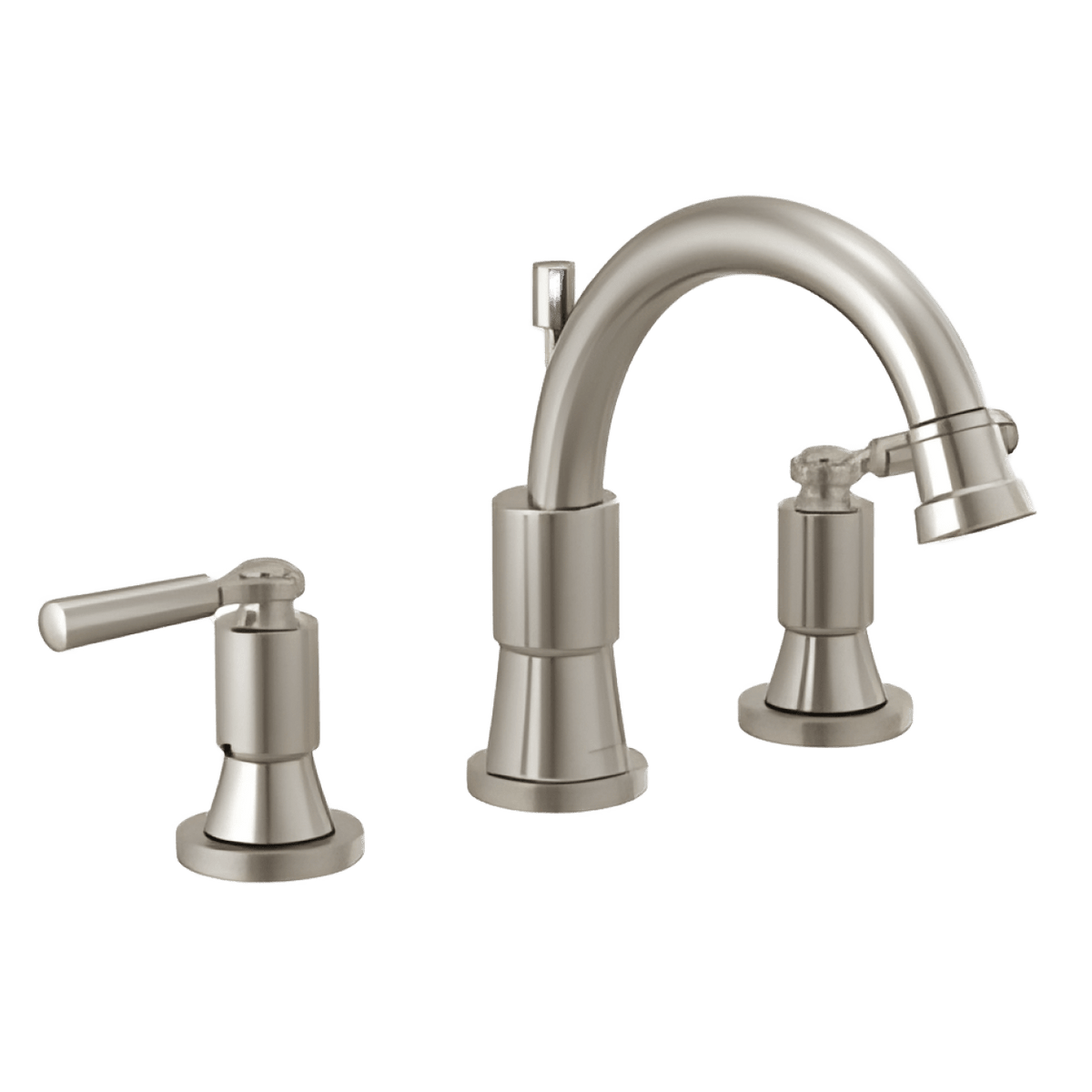 Peerless faucet PTT4323-BN two handle roman tub trim only 6 to 16 in centers brushed nickel