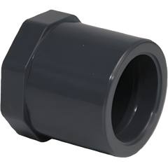 Charlotte Pipe and Foundry 837-131 1 inch x 3/4 inch SCH 80 PVC Flush Bushing, Spigot x Socket