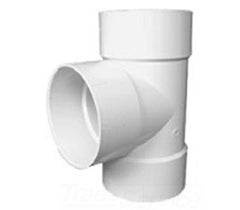 CHARLOTTE PIPE PVC00400A2000 10 in. Hub PVC DWV Straight Tee