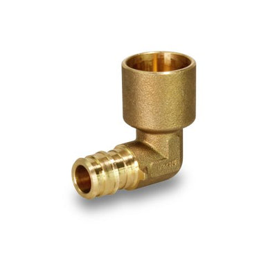 Everflow PWSL3434-NL 3/4 F1960 X 3/4 Female Sweat Elbow Brass NL